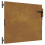 VidaXL vidaXL Gartentor 85x75 cm Cortenstahl 1