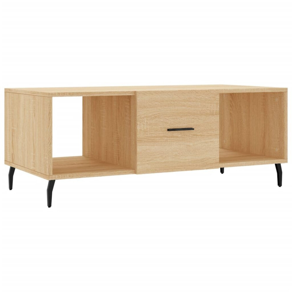 Vidaxl (Sonoma Oak) Coffee Table Side Table Sofa Table Telephone Table Engineered Wood Brown
