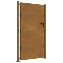 vidaXL Gartentor 100x200 cm Cortenstahl