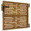 VidaXL vidaXL Gartentor 85x100 cm Cortenstahl Quadratisches Design 5