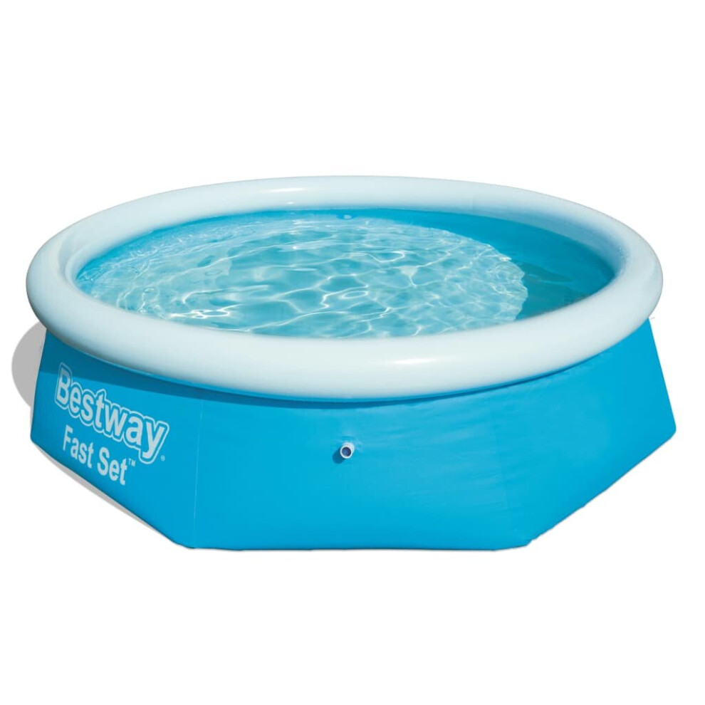 Bestway Inflatable Swimming Pool Patio Above Ground Pool Fast Set Round 57265