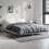 VidaXL (grey sonoma) vidaXL Bed Frame Bedroom Platform Bed Frame Bedstead Bed Base Engineered Wood 3