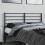 VidaXL (black, 135 cm) vidaXL Metal Headboard Bed Base Header Bedstead Headboard Bedroom Bed Header 3