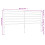 VidaXL (black, 180 cm) vidaXL Metal Headboard Bed Base Header Bedstead Headboard Bedroom Bed Header 7