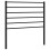 VidaXL (black, 80 cm) vidaXL Metal Headboard Bed Base Header Bedstead Headboard Bedroom Bed Header 1
