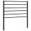 VidaXL (black, 90 cm) vidaXL Metal Headboard Bed Base Header Bedstead Headboard Bedroom Bed Header 2