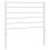 VidaXL (white, 100 cm) vidaXL Metal Headboard Bed Base Header Bedstead Headboard Bedroom Bed Header 2