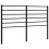 VidaXL (black, 135 cm) vidaXL Metal Headboard Bed Base Header Bedstead Headboard Bedroom Bed Header 1