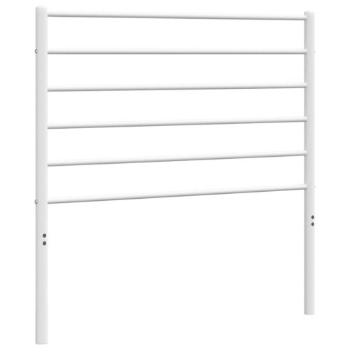 VidaXL (white, 80 cm) vidaXL Metal Headboard Bed Base Header Bedstead Headboard Bedroom Bed Header