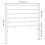 VidaXL (black, 80 cm) vidaXL Metal Headboard Bed Base Header Bedstead Headboard Bedroom Bed Header 4