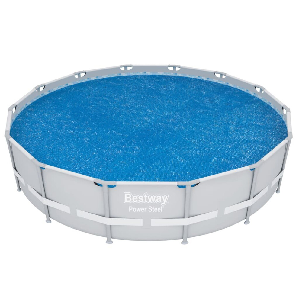 Bestway Solar Pool Cover Above Ground Pool Cover for Round Pools Flowclear