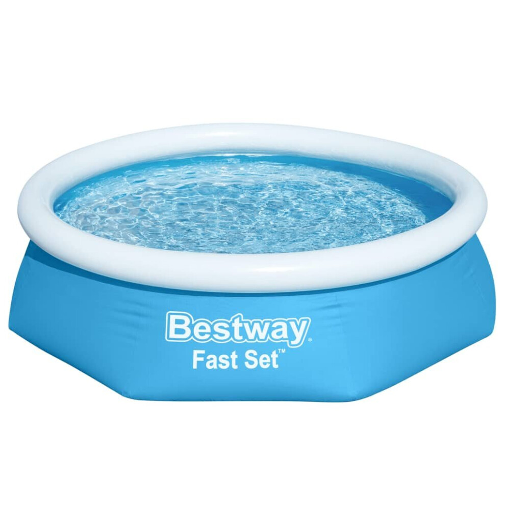 Bestway Inflatable Swimming Pool Patio Above Ground Pool Fast Set Round 57265