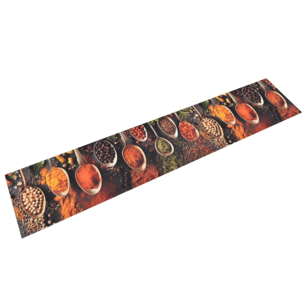 Vidaxl (Black And Red, 60 X 300 Cm) Kitchen Rug Anti Fatigue Mat Runner Rug Washable Floor Carpet Velvet