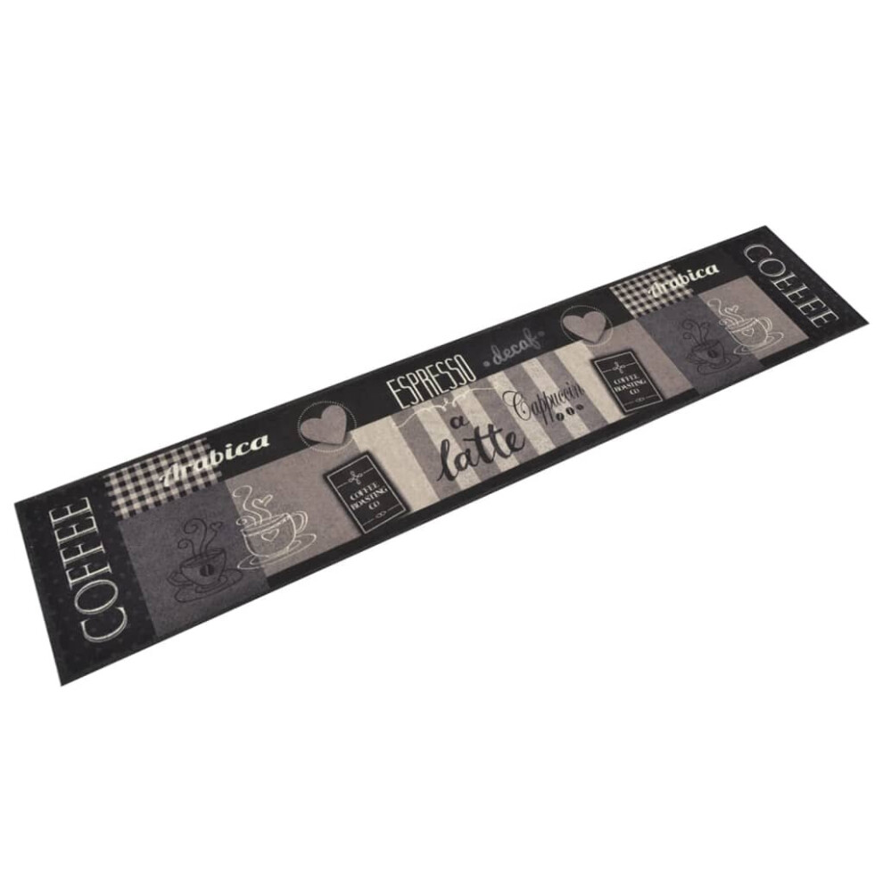 Vidaxl (Coffee, 60 X 300 Cm) Kitchen Rug Anti Fatigue Mat Runner Rug Washable Floor Carpet Velvet