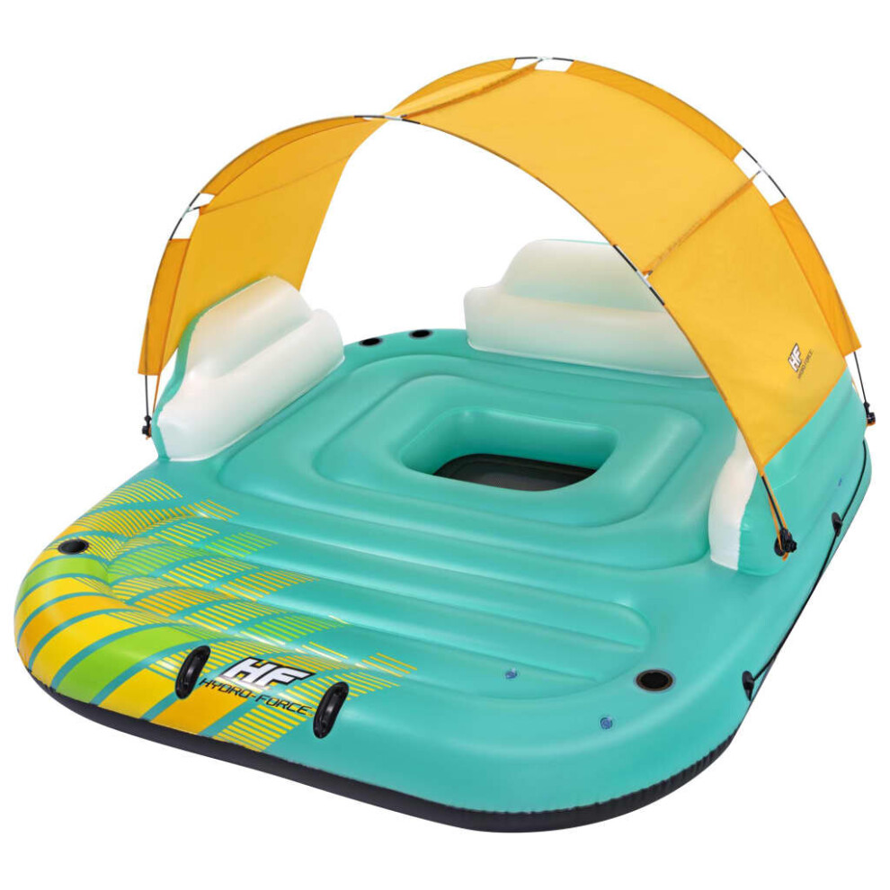 Bestway Inflatable Island Sunny Lounge Pool Floating Island Lounger 5-Person