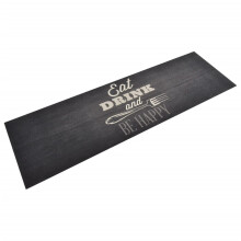 (black and white, 60 x 180 cm) vidaXL Kitchen Rug Anti Fatigue Mat Runner Rug Washable Floor Carpet Velvet