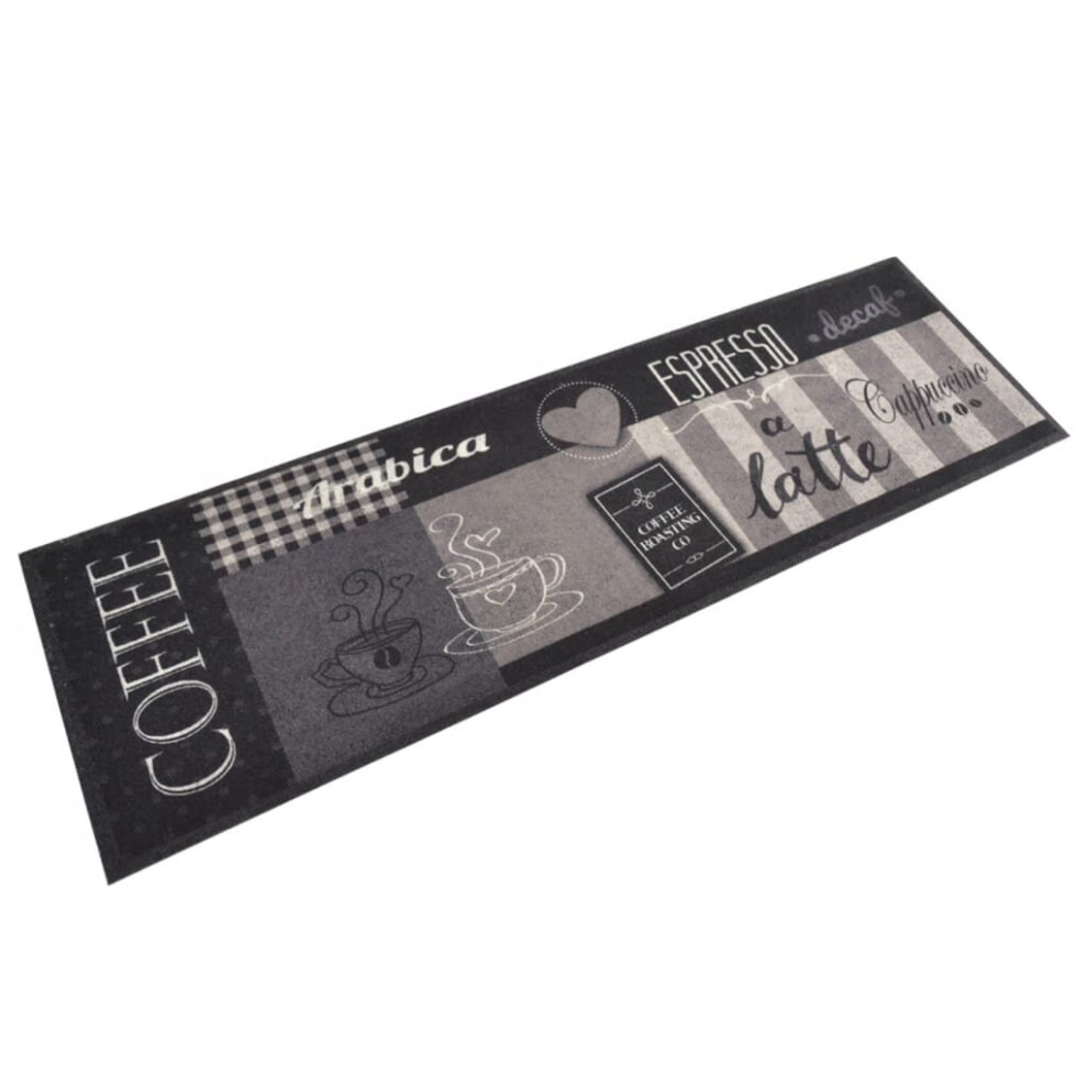 Vidaxl (Coffee, 45 X 150 Cm) Kitchen Rug Anti Fatigue Mat Runner Rug Washable Floor Carpet Velvet