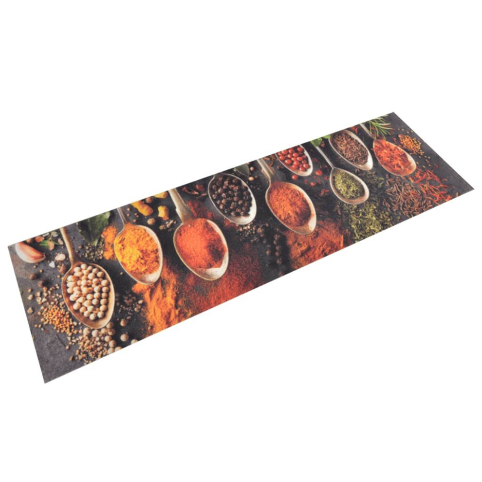 (black and red, 45 x 150 cm) vidaXL Kitchen Rug Anti Fatigue Mat Runner Rug Washable Floor Carpet Velvet