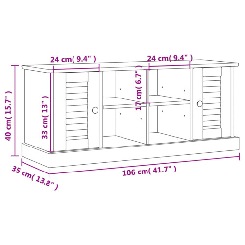 VidaXL (white) vidaXL Shoe Bench Storage Bench Shoe Storage Cupboard VIGO Solid Wood Pine 2