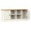 VidaXL (white) vidaXL Shoe Bench Storage Bench Shoe Storage Cupboard VIGO Solid Wood Pine 4