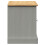 VidaXL (grey) vidaXL Shoe Bench Storage Bench Shoe Storage Cupboard VIGO Solid Wood Pine 5