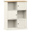 VidaXL (white) vidaXL Bookcase Bookshelf Storage Shelf Storage Rack VIGO Solid Wood Pine 2