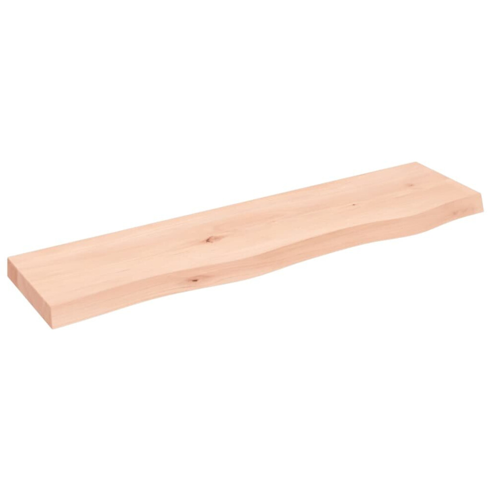 Vidaxl (, 80 X 20 X 4 Cm) Wall Shelf Wooden Floating Shelf Display Shelf Treated Solid Wood Oak Brown