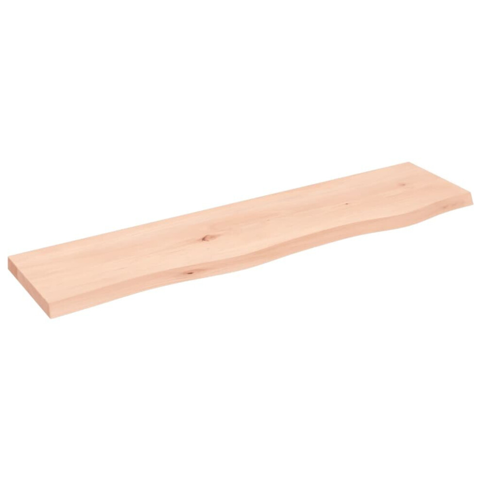 Vidaxl (Brown, 80 X 20 X 2 Cm) Wall Shelf Wooden Floating Shelf Display Shelf Treated Solid Wood Oak