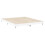 VidaXL (white, 150 x 200 cm) vidaXL Bed Frame Bedroom Platform Bed Frame Bedstead Bed Base Engineered Wood 5
