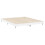 VidaXL (high gloss white, 150 x 200 cm) vidaXL Bed Frame Bedroom Platform Bed Frame Bedstead Bed Base Engineered Wood 5