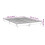 VidaXL (white, 150 x 200 cm) vidaXL Bed Frame Bedroom Platform Bed Frame Bedstead Bed Base Engineered Wood 9