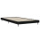 VidaXL (black, 100 x 200 cm) vidaXL Bed Frame Bedroom Platform Bed Frame Bedstead Bed Base Engineered Wood 5