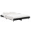 VidaXL (black, 140 x 190 cm) vidaXL Bed Frame Bedroom Platform Bed Frame Bedstead Bed Base Engineered Wood 3