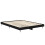VidaXL (black, 140 x 190 cm) vidaXL Bed Frame Bedroom Platform Bed Frame Bedstead Bed Base Engineered Wood 5
