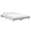 VidaXL (concrete grey, 140 x 190 cm) vidaXL Bed Frame Bedroom Platform Bed Frame Bedstead Bed Base Engineered Wood 3