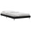 VidaXL (black, 100 x 200 cm) vidaXL Bed Frame Bedroom Platform Bed Frame Bedstead Bed Base Engineered Wood 3