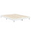 VidaXL (white, 140 x 190 cm) vidaXL Bed Frame Bedroom Platform Bed Frame Bedstead Bed Base Engineered Wood 5