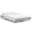VidaXL (concrete grey, 120 x 190 cm) vidaXL Bed Frame Bedroom Platform Bed Frame Bedstead Bed Base Engineered Wood 1