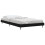 VidaXL (black, 90 x 190 cm) vidaXL Bed Frame Bedroom Platform Bed Frame Bedstead Bed Base Engineered Wood 3