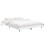 VidaXL (white, 140 x 190 cm) vidaXL Bed Frame Bedroom Platform Bed Frame Bedstead Bed Base Engineered Wood 3
