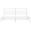 VidaXL (white, 193 x 203 cm/with headboard) vidaXL Metal Bed Frame with Headboard Bed Base Mattress Foundation Bedstead 6