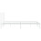 VidaXL (white, 193 x 203 cm/with headboard) vidaXL Metal Bed Frame with Headboard Bed Base Mattress Foundation Bedstead 7