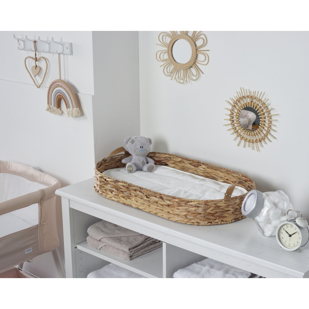 Quality Baby Changing Basket Newborn Childs Change Mat Handmade Woven