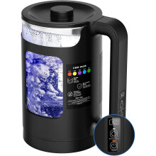 Haooair kettle, 1.5 Liter Smart Electric Kettle with Temperature Control with 5 Presets, Easy to Clean, BPA-Free, Boil-Dry Protection