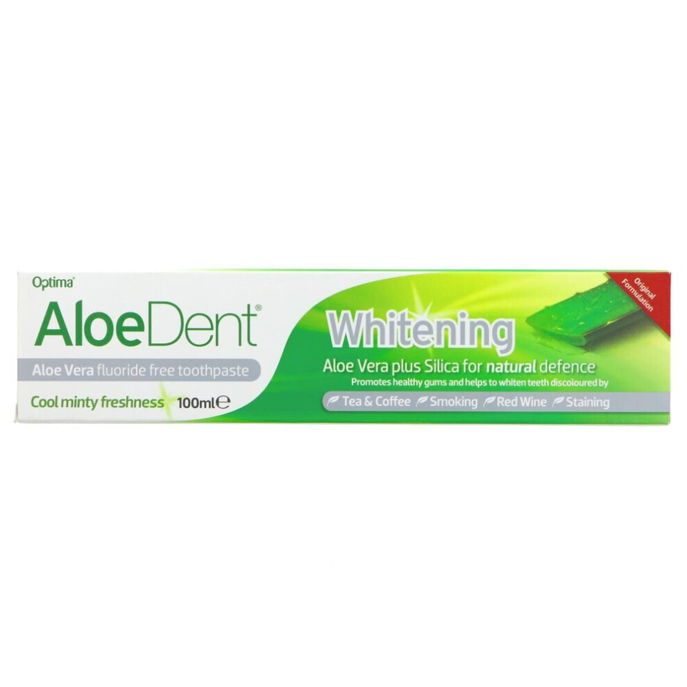 Aloe Dent Aloe Vera Whitening Toothpaste -100ml ( pack of 6 )