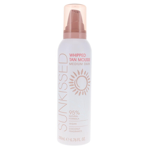 Sunkissed Whipped Tanning Mousse Medium Dark 200ml