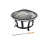 60cm Garden Fire Pit Bowl/ BBQ Grill and Mesh Lid 11
