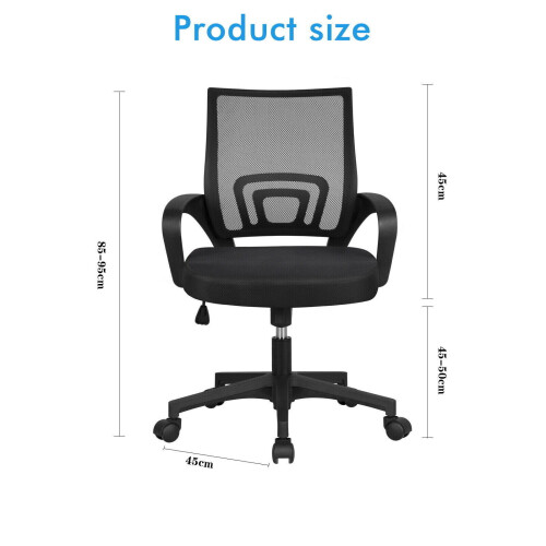 Adjustable Home Office with Arms for Work Study 360° 2