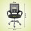 Home Office Chair Adjustable with Arms for Work Study Black 2