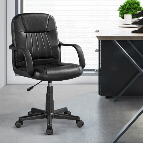 Adjustable Executive Desk Chair for Home Work Black